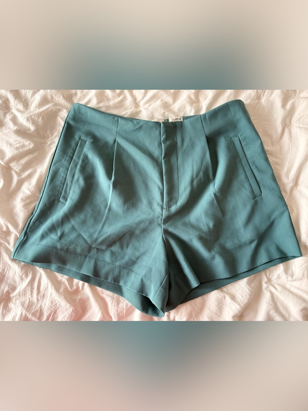 Target High-Waist Teal Tailored Women's Shorts